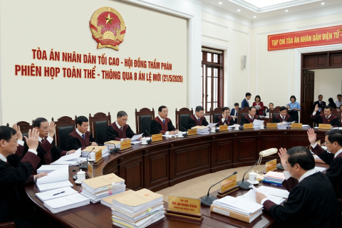 Hội đồng Thẩm phán Tòa án nhân dân tối cao thông qua 8 án lệ mới năm 2026